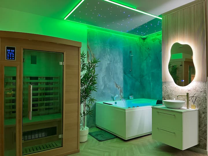 L'ile d'Andromede - Suite spa duplex design sensoriel